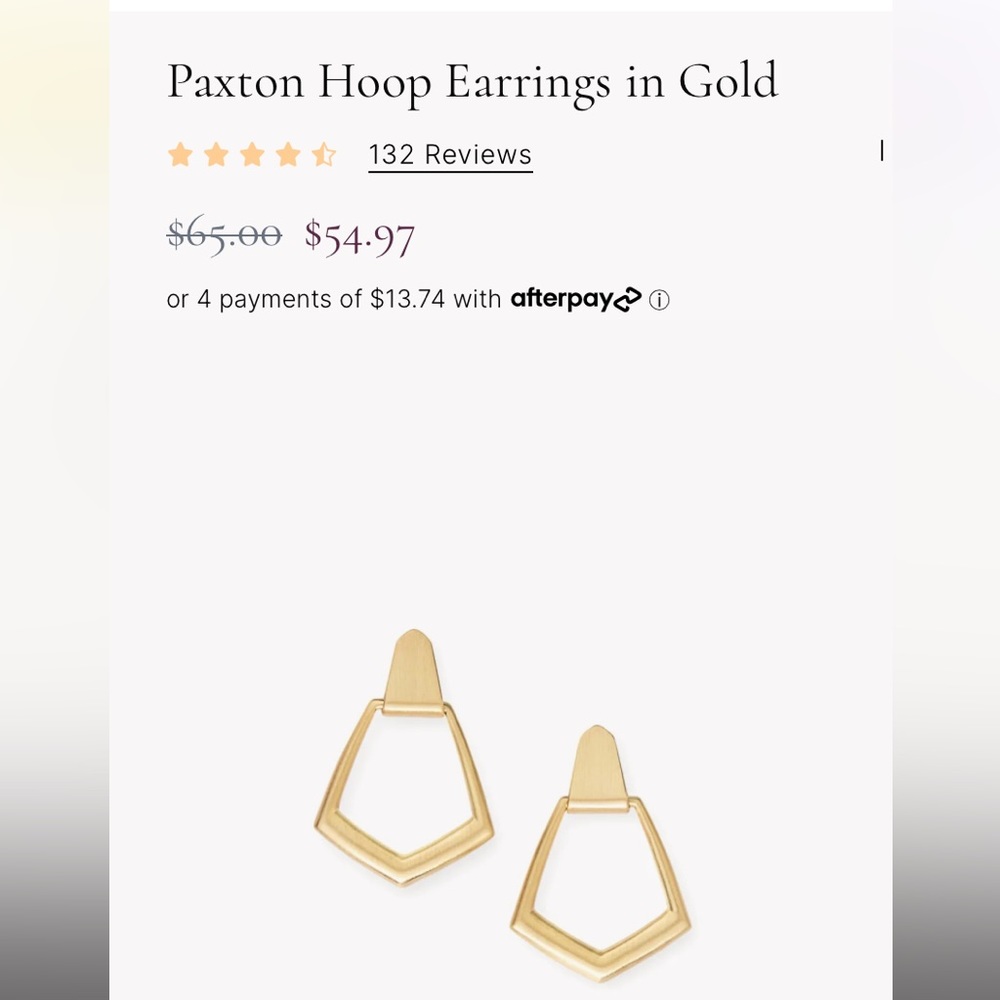 Kendra Scott Paxton Hoop Earrings